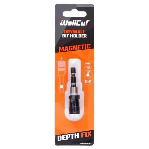 WC-BH1 WELLCUT DRYWALL 1/4"BIT HOLDER DEPTH FIX
