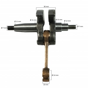 Ambielaj Motocoasa Elefant, compatibil TL52 1E44-5, piesa de schimb motor - Img 4