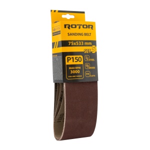 Banda de Slefuit ROTOR, 75x533mm, P150, set 5 buc