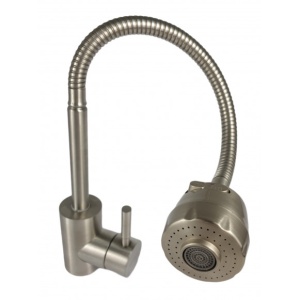 Baterie Bucatarie Mixxus SUS-011 Reflector, inox, monocomanda, racorduri incluse - Img 2