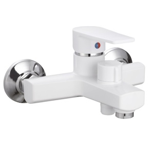 Baterie Cada Plastic Plamix LEO-009 Euro, alba, monocomanda, cu para dus - Img 2