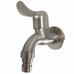 Baterie Lavoar Apa Rece Mixxus BIB-02, inox, monocomanda, racorduri incluse - Img 3