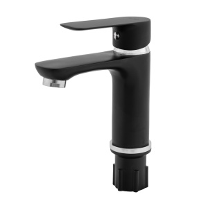 Baterie Lavoar Fleko FZ181-FD439, monocomanda, cartus ceramic 40mm, neagra