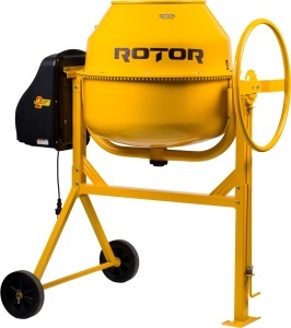 Betoniera ROTOR RB165, 165L, 900W, 29.5 RPM, tambur otel, motor acoperit - Img 8