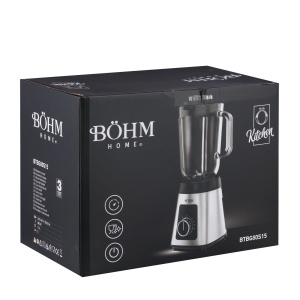 Blender de Masa Bohm Home BTBG80S15, 800W, bol 1.5L, 5 viteze si functie Pulse, 6 lame, carcasa inox - Img 13