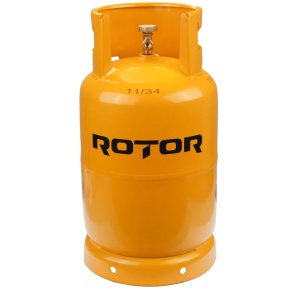 Butelie GPL ROTOR 26L, metal, 12.5kg gaz propan-butan, talpa si guler protectie, pentru aragaz si camping - Img 2