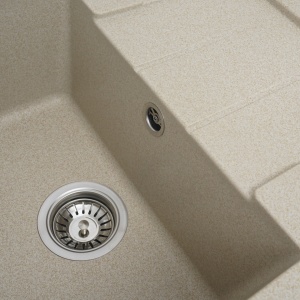 Chiuveta Bucatarie Granit Elefant Premium Intenso, 465x340mm, safari bej - Img 6