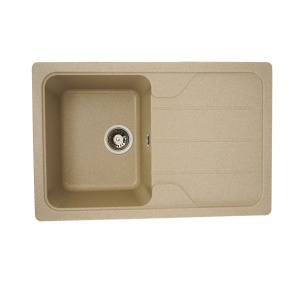 Chiuveta Bucatarie Granit Elefant Premium Verona 7850, 775x495mm, safari bej