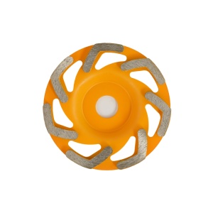 Disc Cupa Diamantata Forma L ROTOR, 125mm, pentru slefuit beton si piatra - Img 2