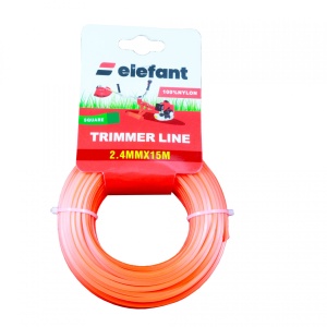Fir Tambur Patrat Motocoasa Elefant, 2.4mm, 15m, pentru cap mosor - Img 2