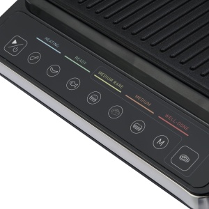 Gratar electric BOHM HOME BEGM160DS, 1600 W, placi detasabile antiaderente, afisaj digital, control tactil - Img 9