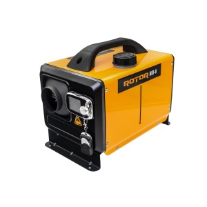 Incalzitor Diesel ROTOR RID-8, 8 kW, rezervor 5 L, 12V/24V/230V, 1 iesire aer, controler LCD, telecomanda, pentru auto, garaj, camping si cabana