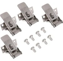 Kit Montare Panou LED in Rigips Vargo V-117932, set cleme metal - Img 2