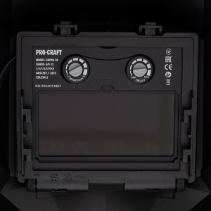 Masca Sudura Automata ProCraft SHP-90-30, cristale lichide, DIN 9-13, solar+Li-ion - Img 3
