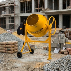 Pachet Santier ROTOR: Betoniera RB165 165L + Roaba 100L + Vibrator Beton RCV850 - Img 3