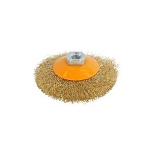 Perie Sarma Conica ROTOR, 125mm, M14, otel, pentru polizor unghiular