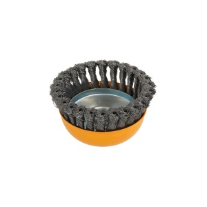 Perie Sarma Cupa Noduri Rasucite ROTOR, 125mm, M14, pentru polizor - Img 2