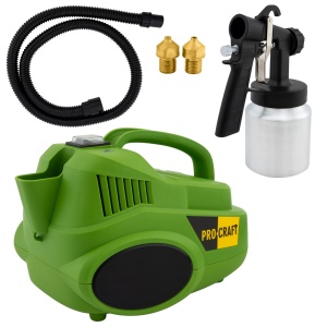 Pistol de Vopsit ProCraft PSE950, 600W, 30000 RPM, duze 1-2.5mm, pentru vopsire suprafete