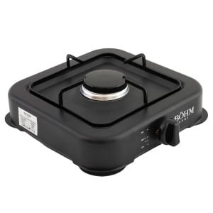 Plita Gaz 1 Arzator Bohm BG-2811-B, negru, pentru camping si uz casnic - Img 2