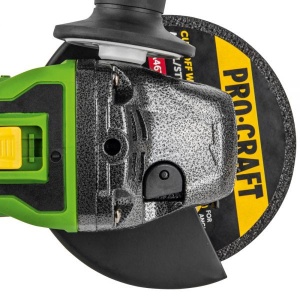Polizor Unghiular Acumulator ProCraft PWA216, 21V, 8500 RPM, disc 125mm, Brushless - Img 5