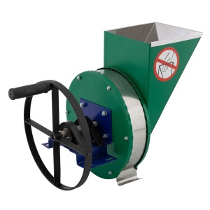 Razatoare Fructe Manuala Vinita, partial inox, 200kg/h, fulie motor, pentru must - Img 4
