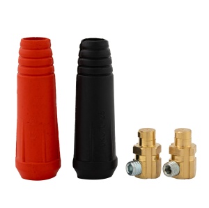 Set 2 Conectori Cablu Sudura Elefant, 12mm, 200A, accesoriu sudura