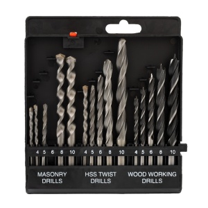 Trusa Burghie Lemn Piatra Metal ROTOR RBM15, 15 buc, set complet - Img 2