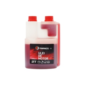 Ulei Amestec 2T Yamamoto, 0.5L, rosu, pentru drujbe si motocoase