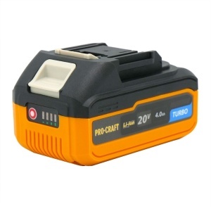Acumulator ProCraft 20V, 4Ah, TURBO, Li-ion, pentru scule electrice ProCraft 20V