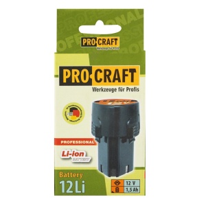 Acumulator ProCraft PA12Li, 12V, Li-ion, pentru scule electrice ProCraft 12V - Img 2