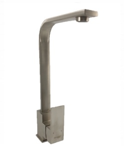 Baterie Bucatarie Mixxus KUB-011, inox, pipa inalta cubica, monocomanda - Img 4