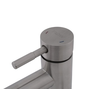 Baterie Lavoar Flow FB-01A Vital, inox SUS304, crom mat, design arc - Img 3