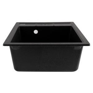 Chiuveta Bucatarie Granit Flow FCB-4651BG, 46x51cm, seria Brick, graphite - Img 2
