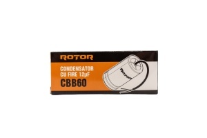Condensator CBB60 ROTOR, 12µF, 450V, 35x62mm, pentru pompe si motoare - Img 3