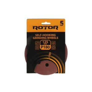 Disc Abraziv Slefuitor Excentric ROTOR, 125mm, P180, pachet 5 buc