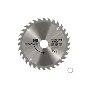Disc Circular Lemn ROTOR, 190x30mm, 32 dinti, pentru fierastraie circulare