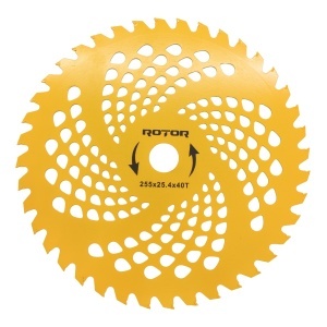 Disc Motocoasa Premium ROTOR, 40T, Vidia, 255x25.4x1.5mm - Img 2