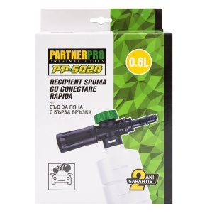Duza Spuma cu Recipient 600ml PartnerPro PP-S02, conectare rapida - Img 5