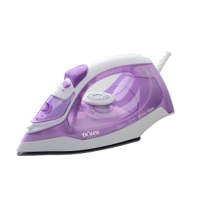 Fier de calcat BÖHM Home BIC-2201PW, 2200W, talpa ceramica