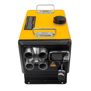 Incalzitor Diesel ROTOR RID-12, 12 kW, rezervor 5 L, 12V/24V/230V, 4 iesiri aer aluminiu, controler LCD, telecomanda, pentru auto, garaj, camping si cabana - Img 2