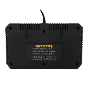 Incarcator Dublu ROTOR RC21V-2, 21V, 4A, pentru 2 acumulatori simultan - Img 3