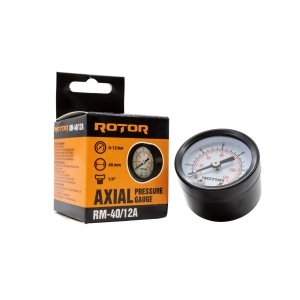 Manometru Axial Apa ROTOR RM-40/12A, 0-12 bari, 40mm, conexiune 1/4