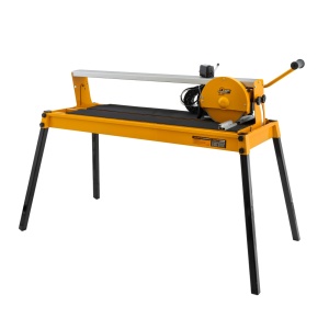 Masina de taiat gresie, faianta, ceramica Rotor, 1200w, 220v, 2950rpm, dimensiuni disc diamantat: Ø230 × 25.4 × 2.4 mm, masa de de lucru: 930× 460 mm, adancime taiere la 90°: 34 mm, la 45°: 30 mm - Img 5