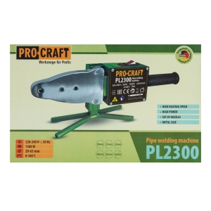 Plita Sudura Tevi PPR ProCraft PL2300, 1500W, max 300 grade, diametre 20-63mm, set complet - Img 12