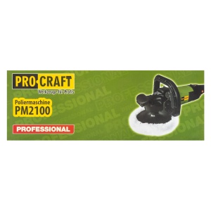 Polizor Lustruit ProCraft PM2100, 2100W, disc 180mm, pentru auto si suprafete metalice - Img 7