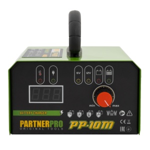 Redresor Auto PartnerPro PP-10M, 6/12V, 220V, pentru incarcat baterie auto - Img 3