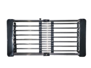 Suport Uscat Vase Mixxus BAS-01 Black, inox negru, accesoriu chiuveta bucatarie - Img 2