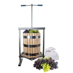 Teasc Presa Struguri Vilen, lemn, 50L, pentru vin artizanal