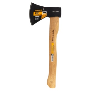 Topor ROTOR 613, 1000g, maner lemn, cap otel forjat, pentru taiat lemne - Img 5