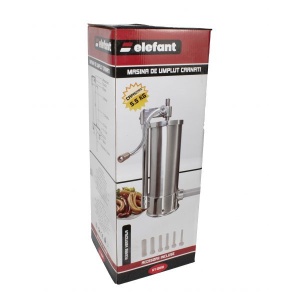Aparat Facut Carnati Elefant KY2010, 5kg, inox, vertical, 6 palnii incluse - Img 2